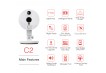 Foscam C2(White) Indoor 1080P FHD Wireless IP Camera(Open Box)